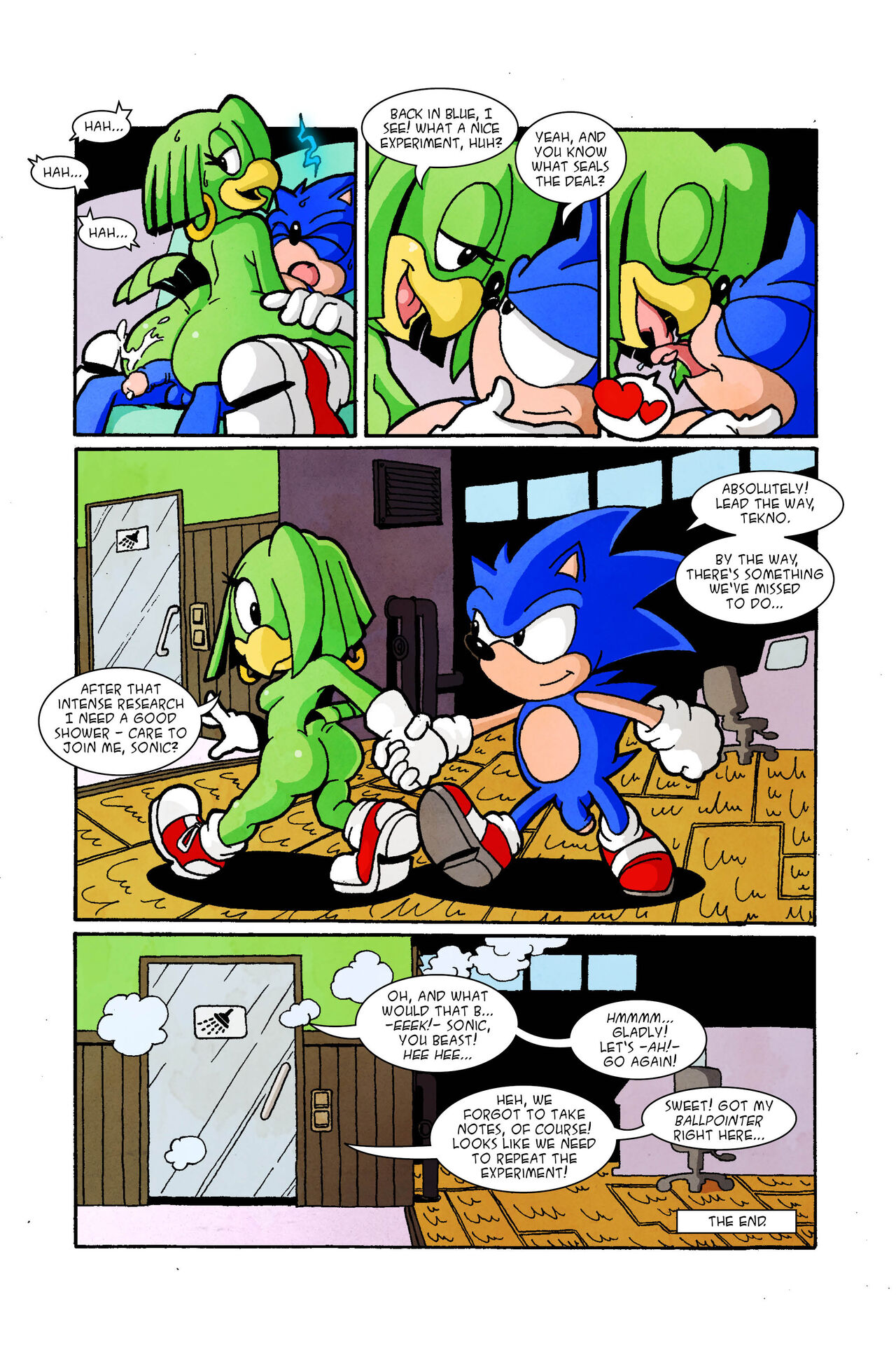 Sonic the Comic: Sonic &amp; Tekno - Quickie Resolved page 8 full