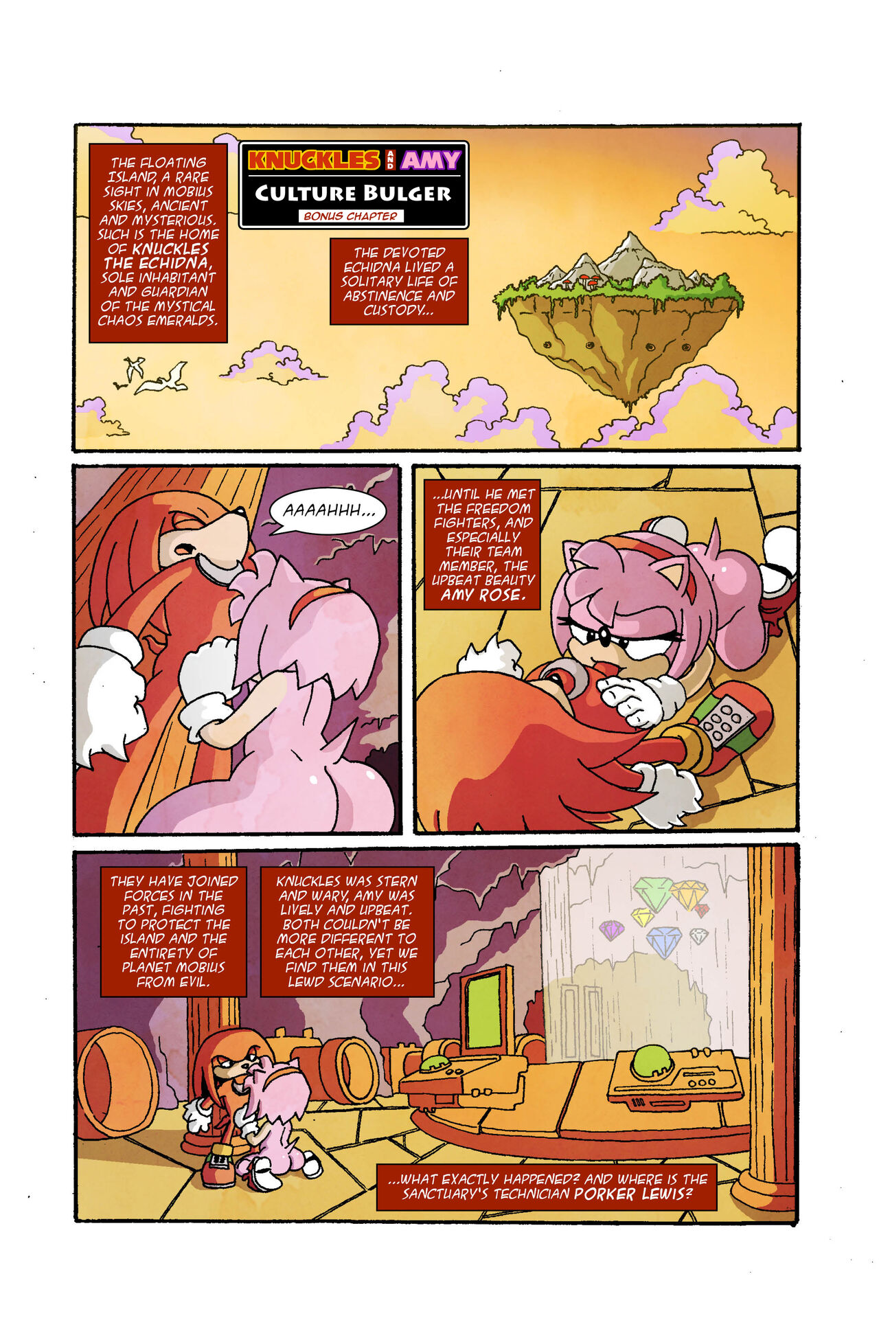 Sonic the Comic: Sonic &amp; Tekno - Quickie Resolved page 9 full