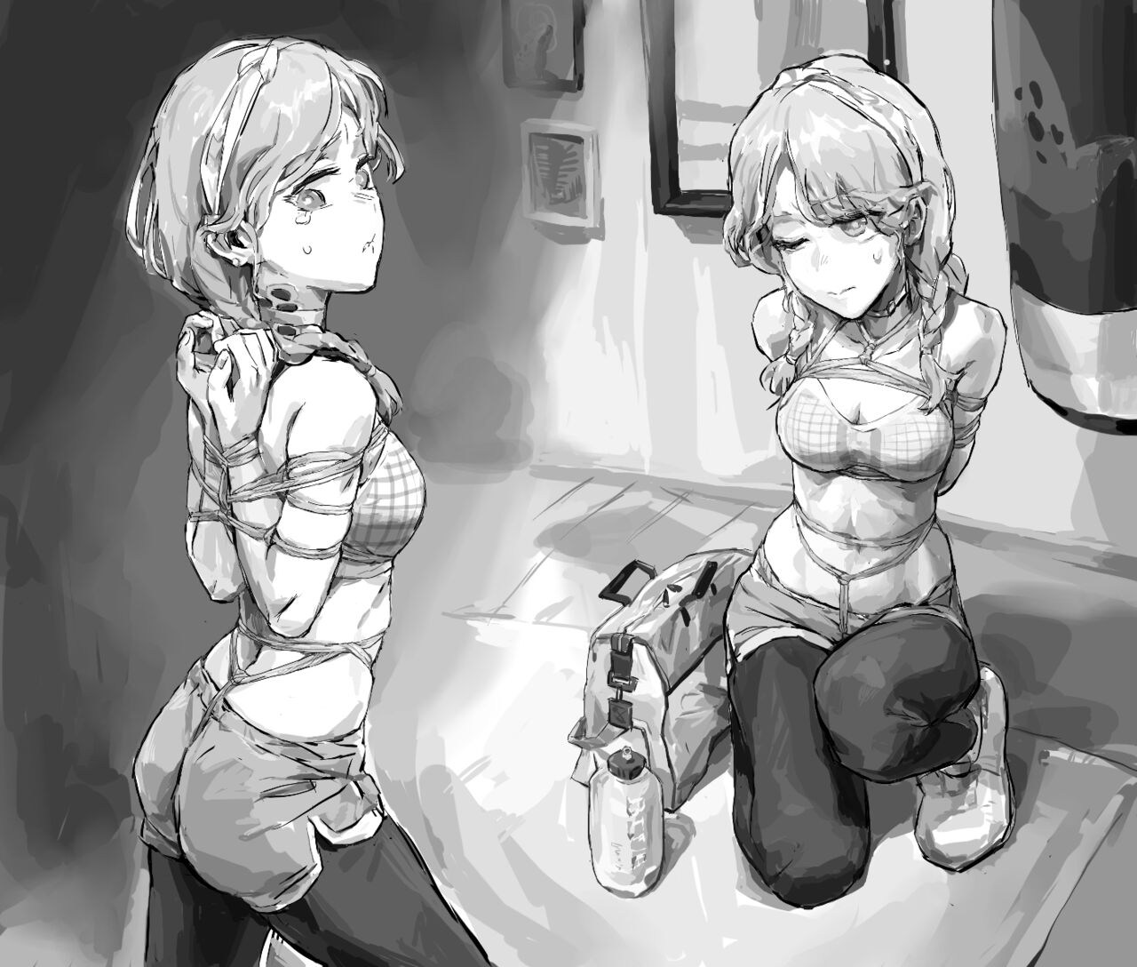 蓝毒妹妹的紧缚柔软体操 page 3 full