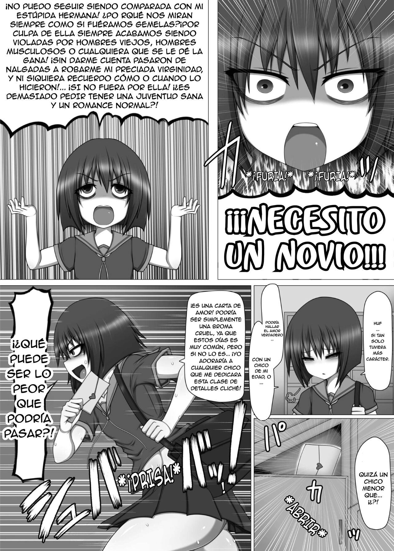 Mi Hermanita Odia/Ama Follar con su Kohai Futanari page 2 full