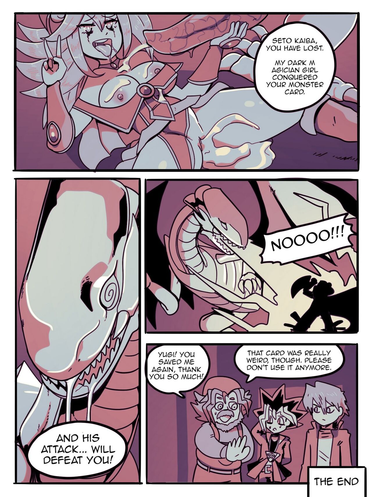 Dark Magician Girl VS Blue Eyes White Dragon page 7 full