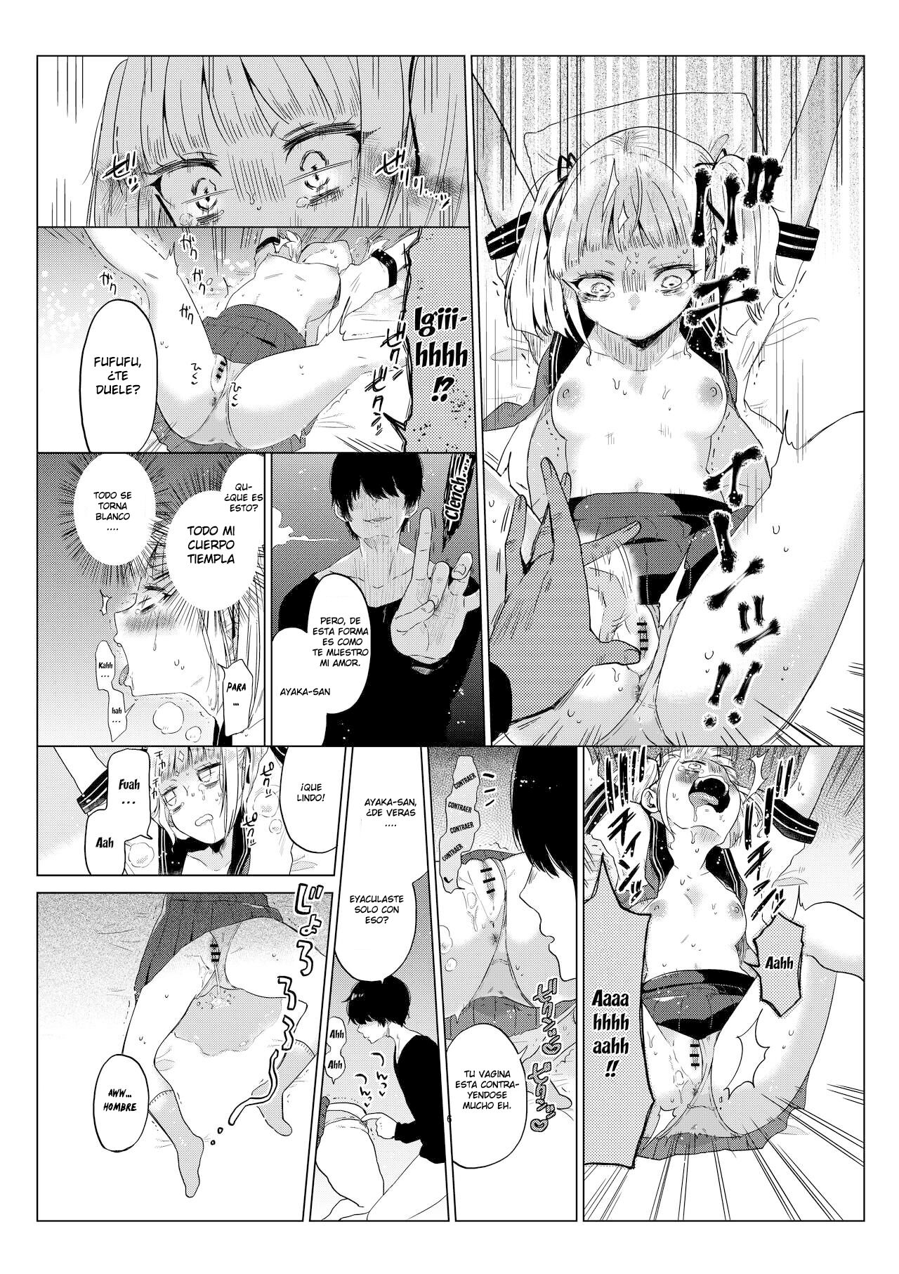 Hairanhi no Mesugaki JC Ayaka-chan ~Kankin → Tanetsuke Rape no Matsuro~ | Schoolgirl Aya-chan's Ovulation Day ~Confinement Leads To Fucking Raw~ page 7 full