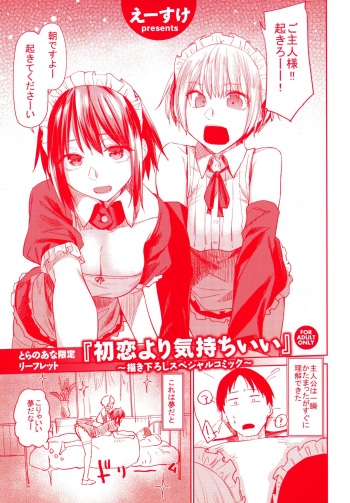 Hatsukoi yori Kimochi Ii Toranoana Gentei 4P Leaflet cover