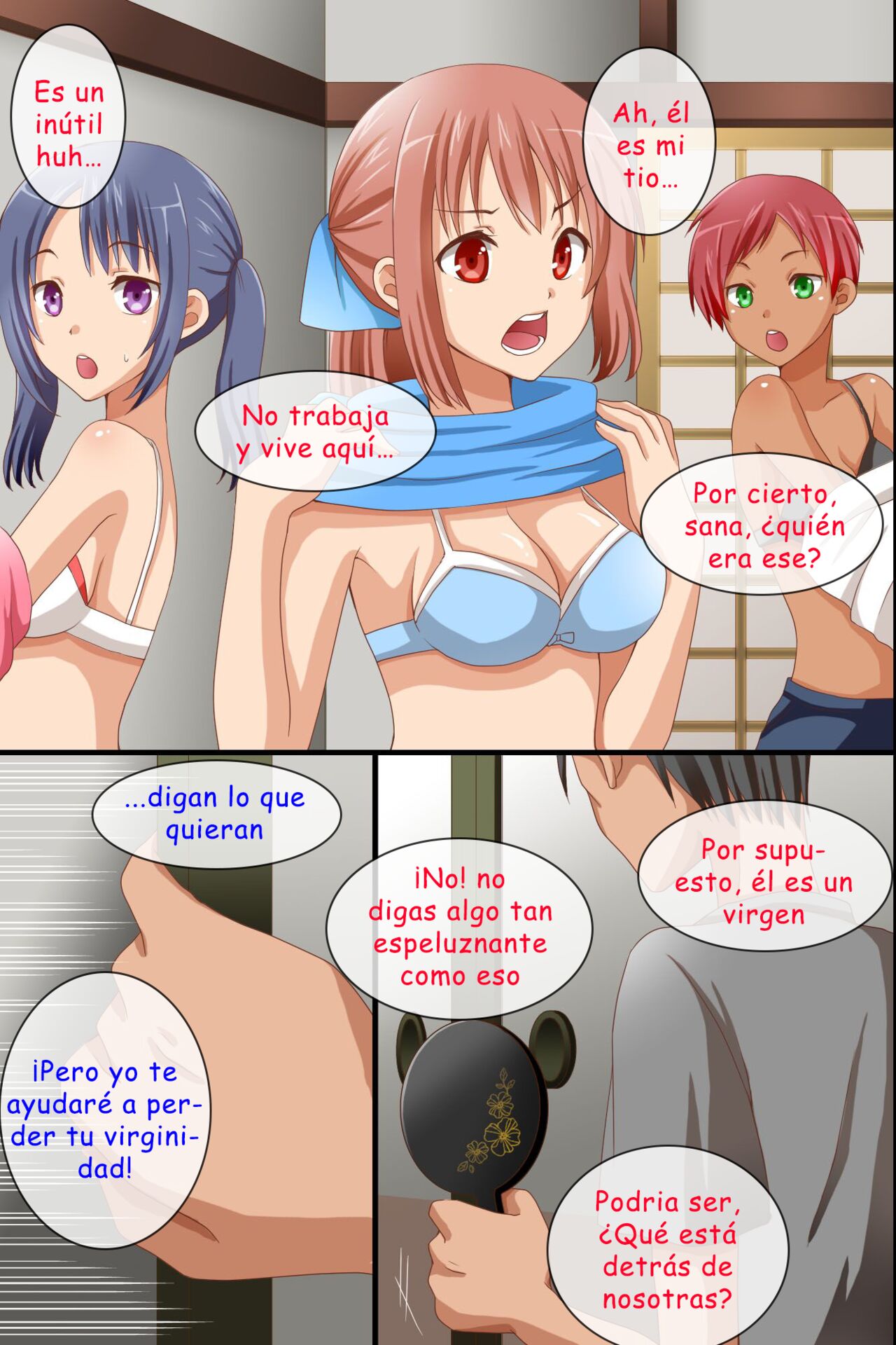 Namaiki na Meikko-tachi ga Asobi ni Kita node Mahou no Kagami de Juujun ni Shite Kawaii Boku Senyou Dorei ni Shita page 7 full