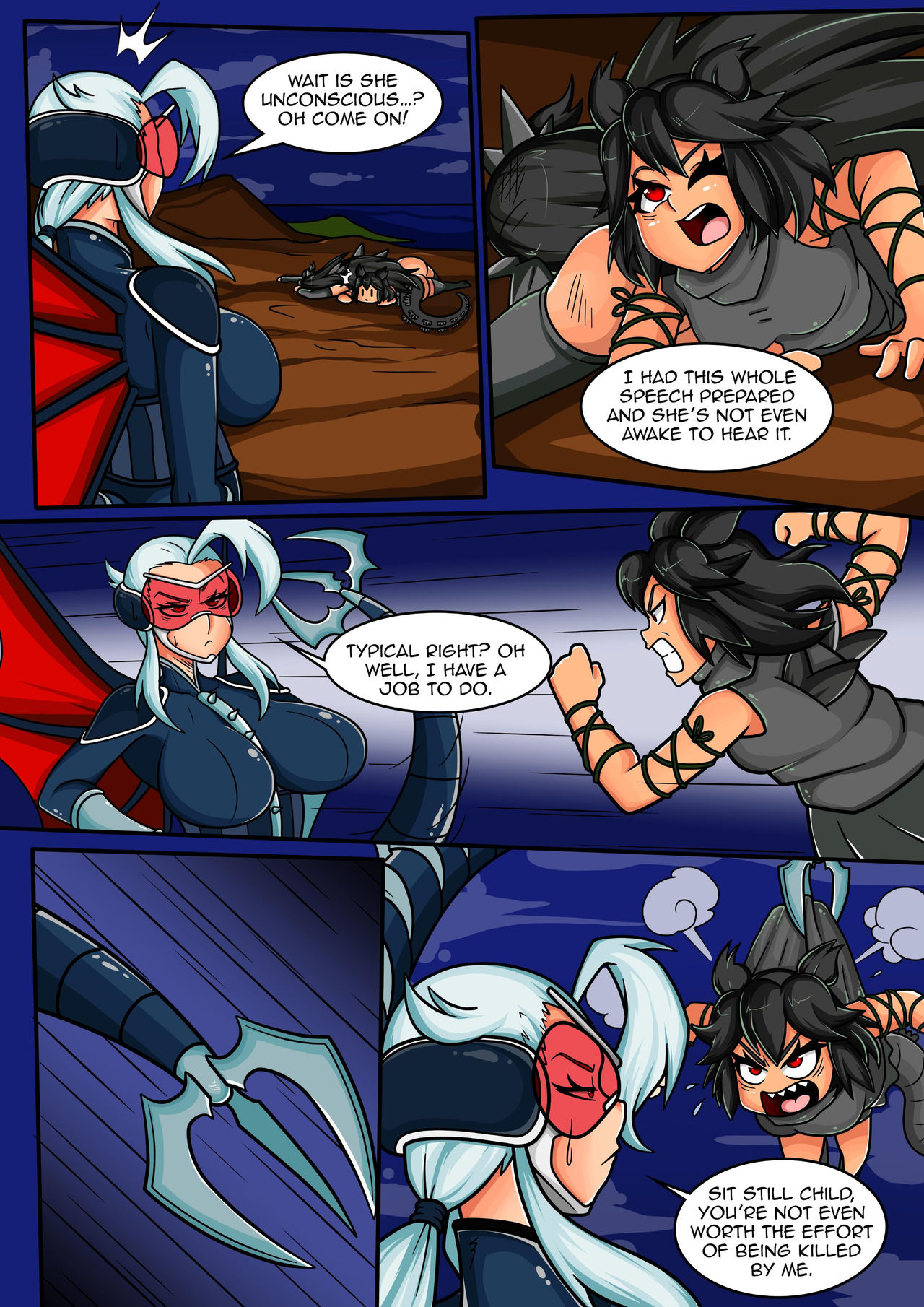 Kaiju Girls Chapter 3 page 8 full