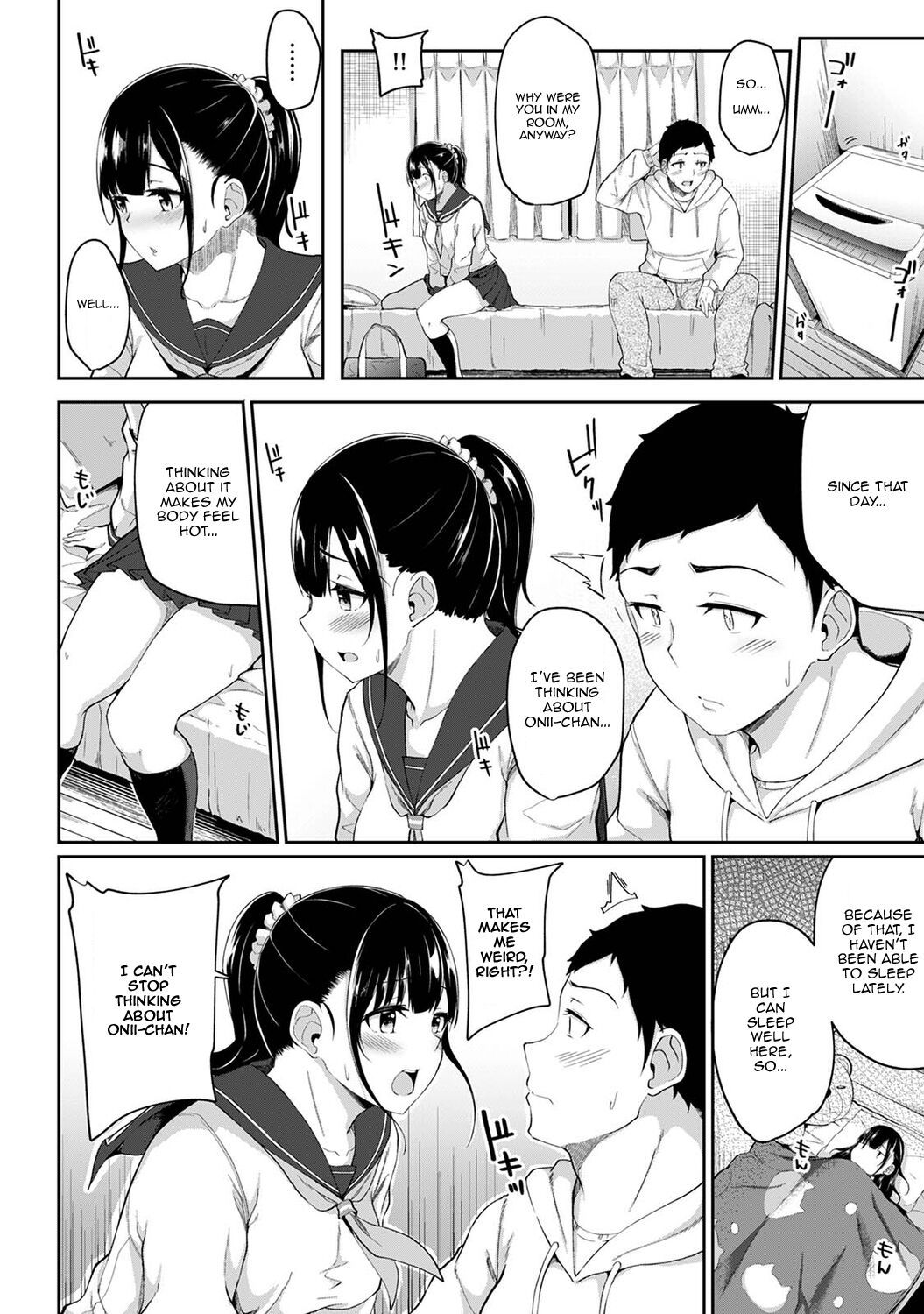 Asa Okitara Imouto ga Hadaka Apron Sugata datta node Hamete Mita | I Woke Up to my Naked Apron Sister and Tried Fucking Her - Ch.2 page 7 full