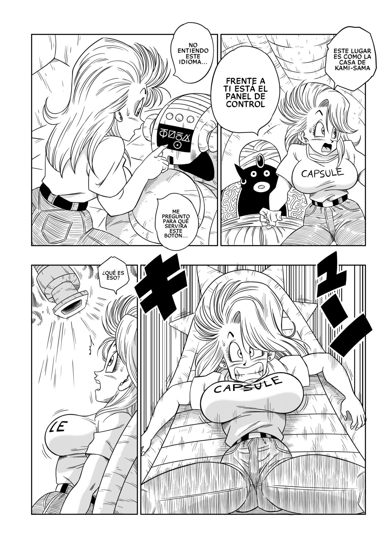 Dagon Ball - Bulma Conoce A Mister Popo - ¡Sexo Dentro De La Misteriosa Nave Espacial! page 6 full