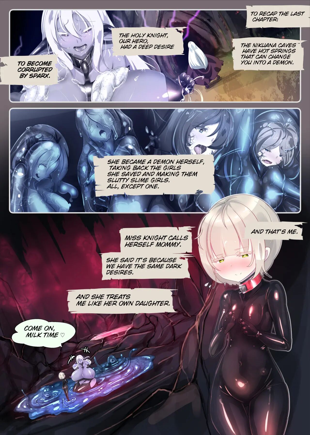 町娘の私がボテ腹淫魔になって触手苗床で産卵するまんが～ナエドコボテニスト～ page 3 full