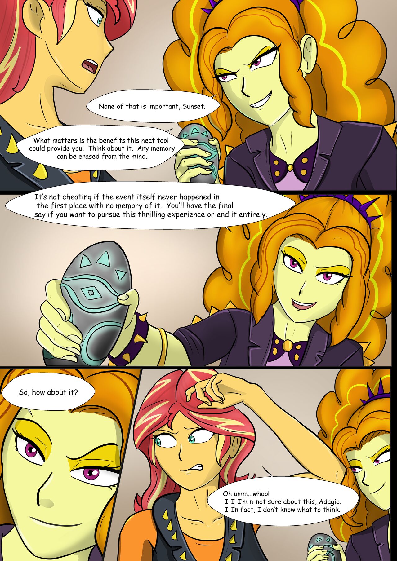 Sunsets Dilemma with Adagio page 3 full