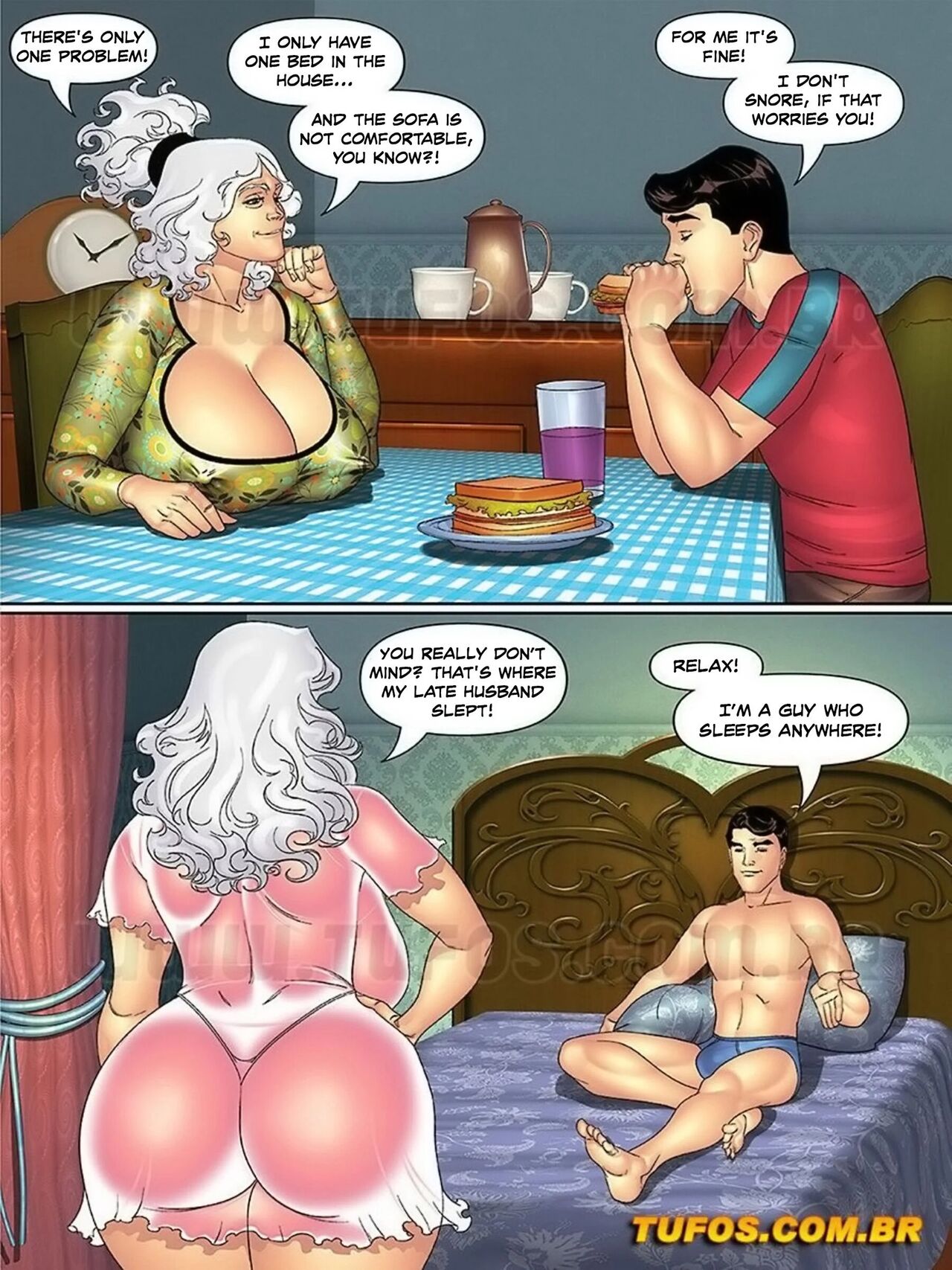 Aunt, Cousins And Co. - the neighbors huge ass -  - 33 - english page 7 full