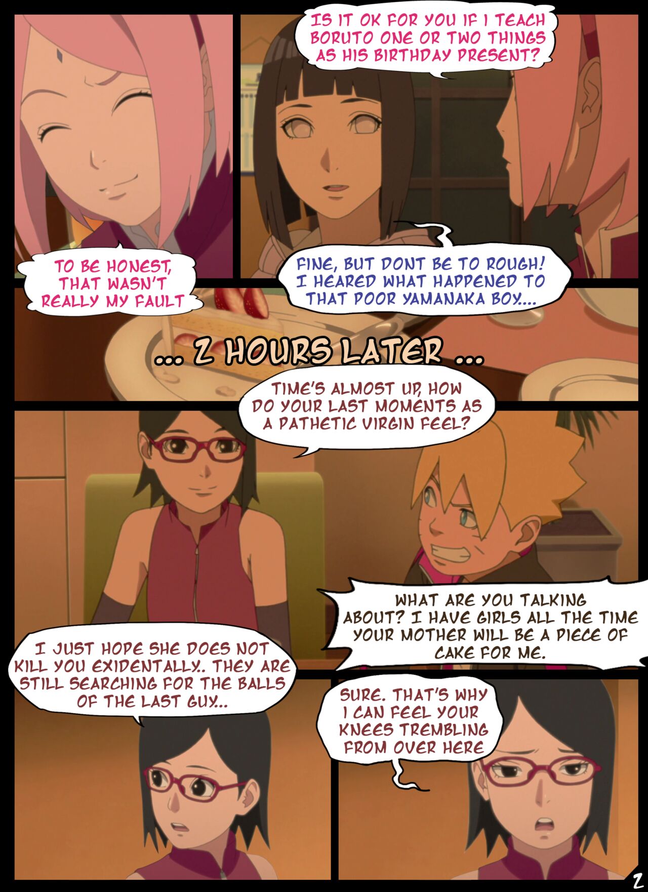 Boruto's Birthday page 3 full