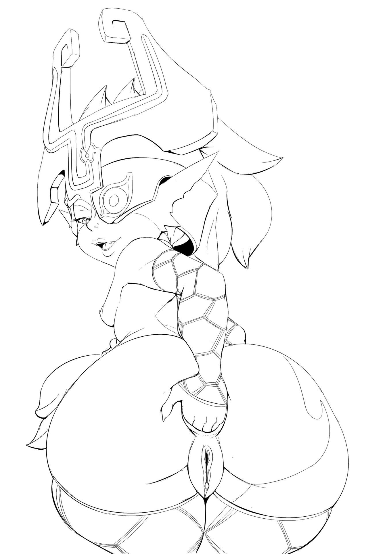 Midna Fingers Her Butthole page 8 full