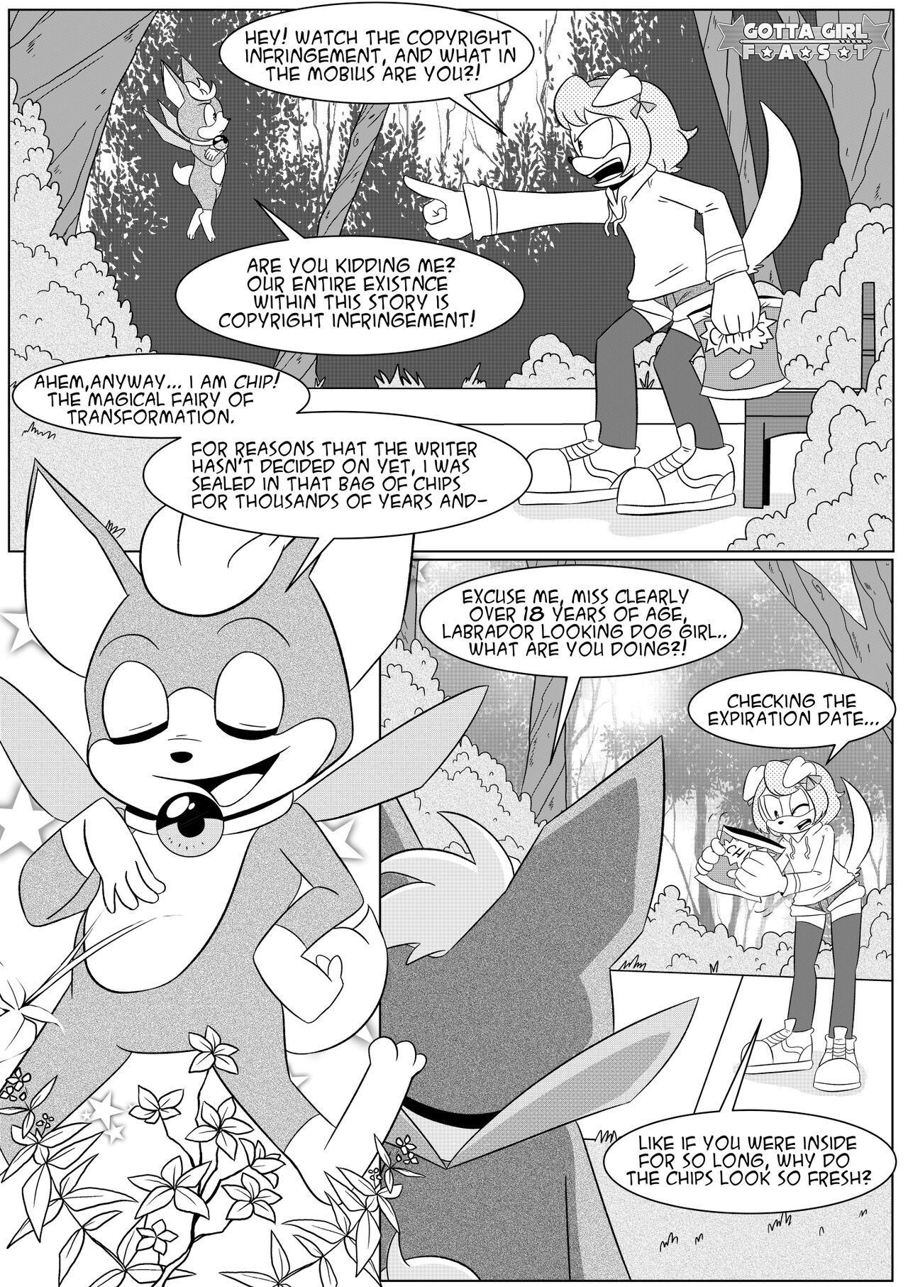 Gotta Girl Fast #2: Origin page 4 full