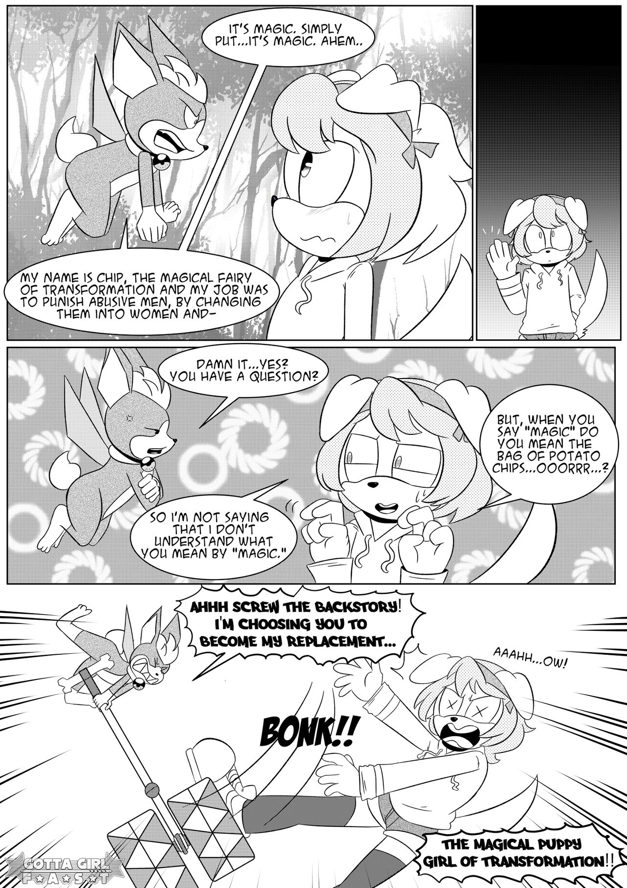 Gotta Girl Fast #2: Origin page 5 full