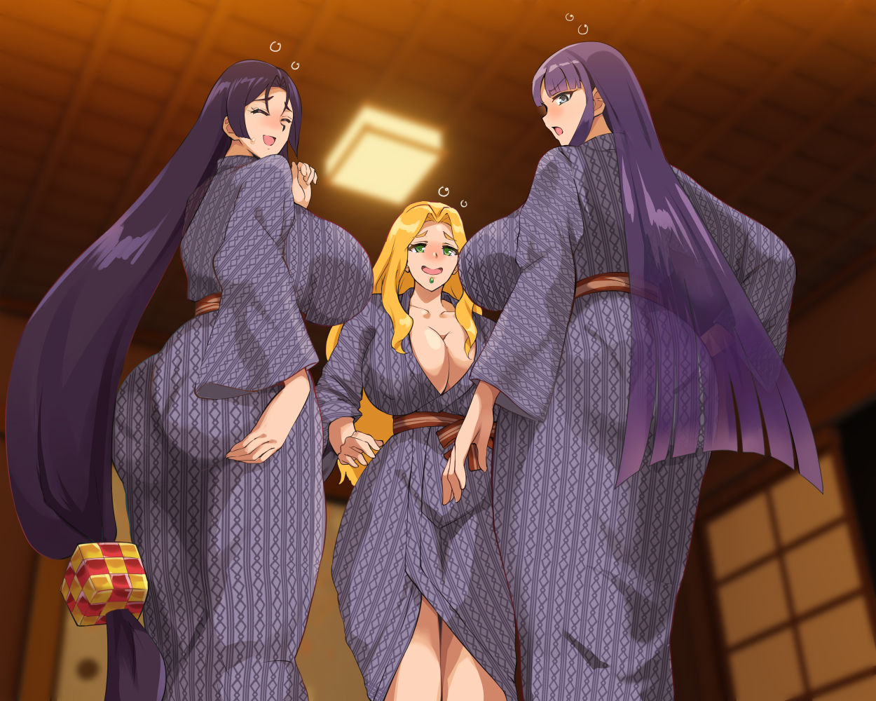 Raikou-mama Coatl-mama Martha sake-yoi strip dance page 8 full