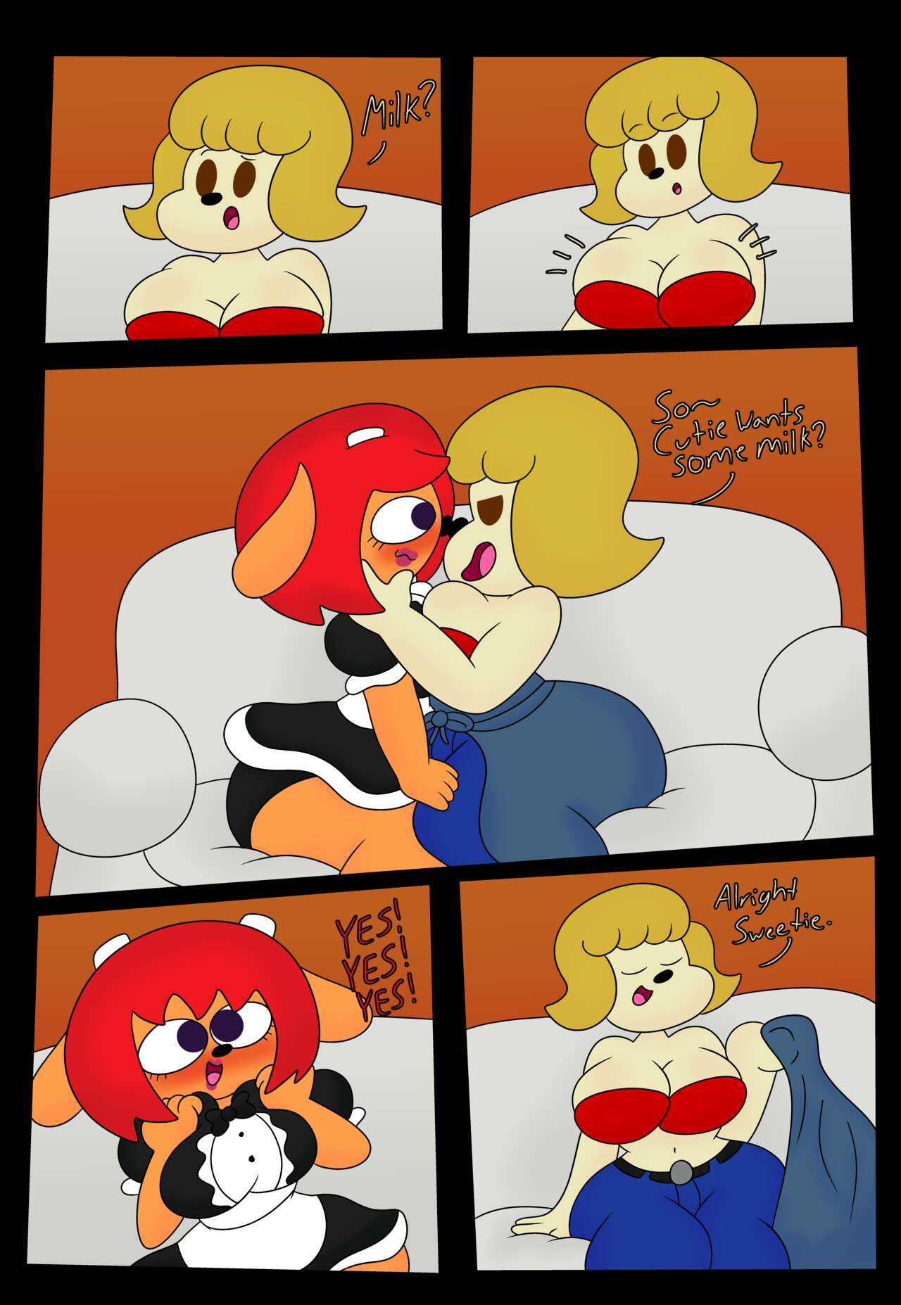 Um Jammer Lammy: Milky Treats page 6 full
