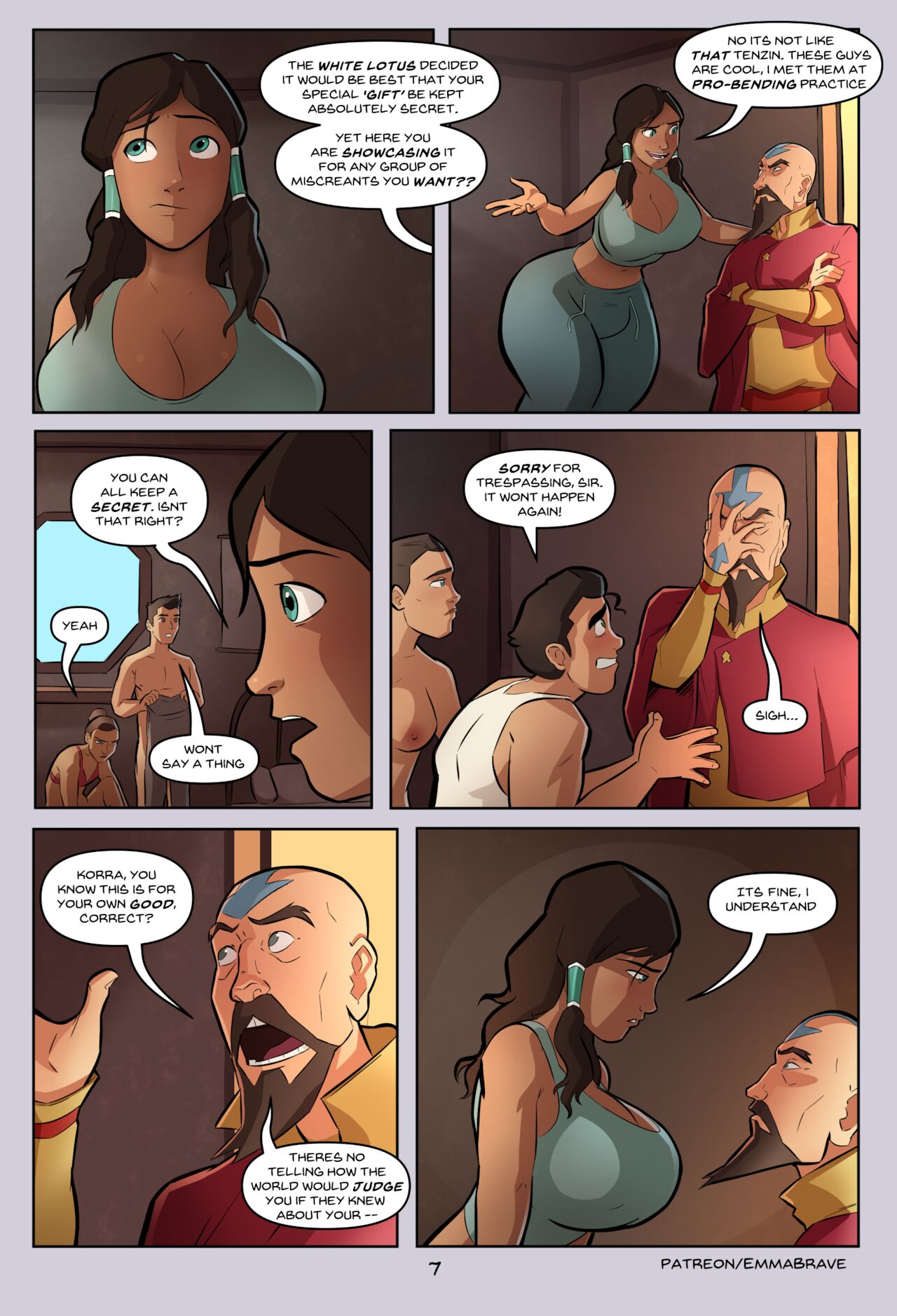 Korra: Book One page 7 full