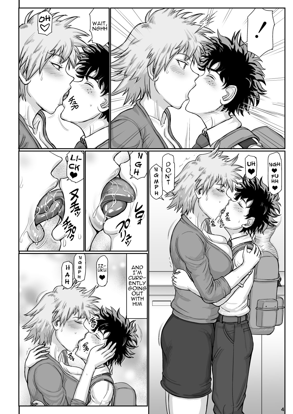 Uwakinhaha Bakugou-mama wa Kyou mo Wakai Ko to Gachihame Sex Shiteimasu. | Cheating Mama - Once Again Today Mama Bakugou Is Having Sex With a Young Guy page 5 full