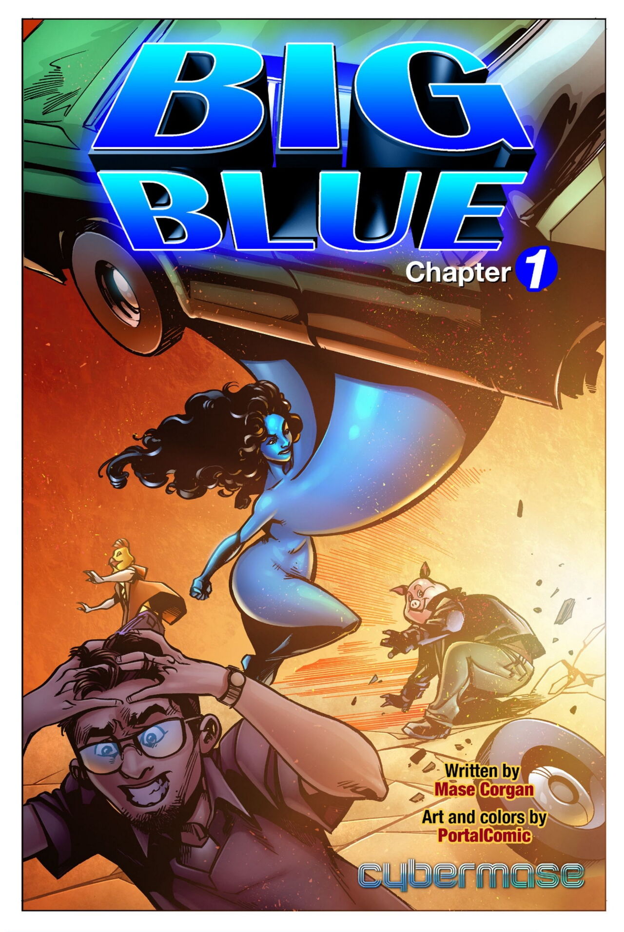 Cybermass - Big Blue, Juggs of Justice page 1 full