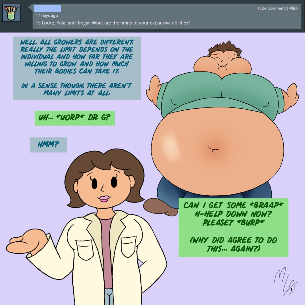 Locke &amp; Keia's Ever-Expanding Love Life QnA Vol. 1 page 10 full