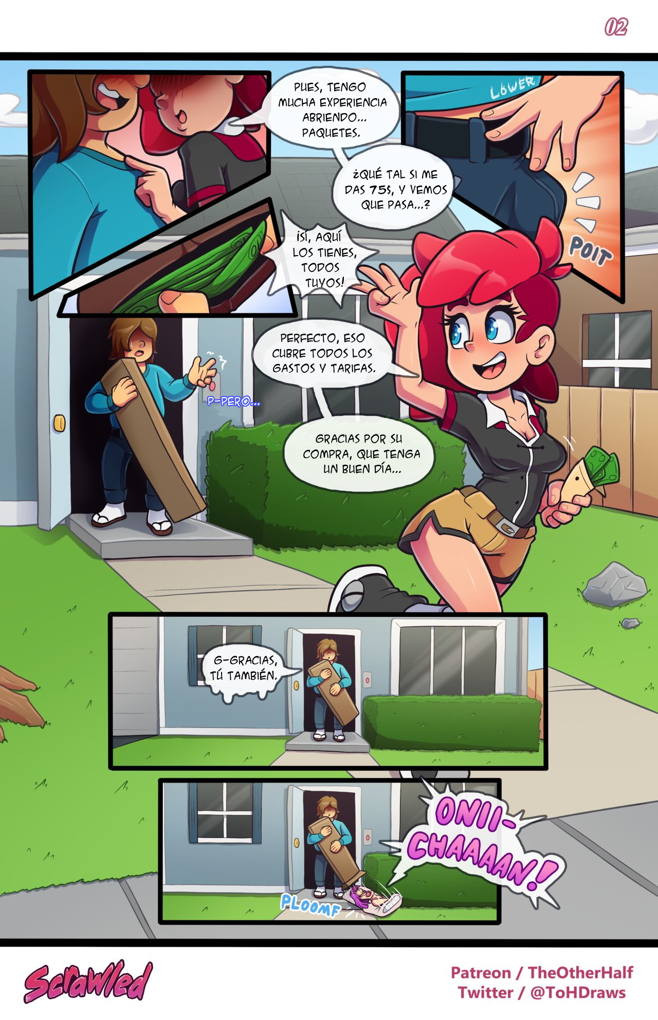Scrawled -  -  - Complete page 3 full