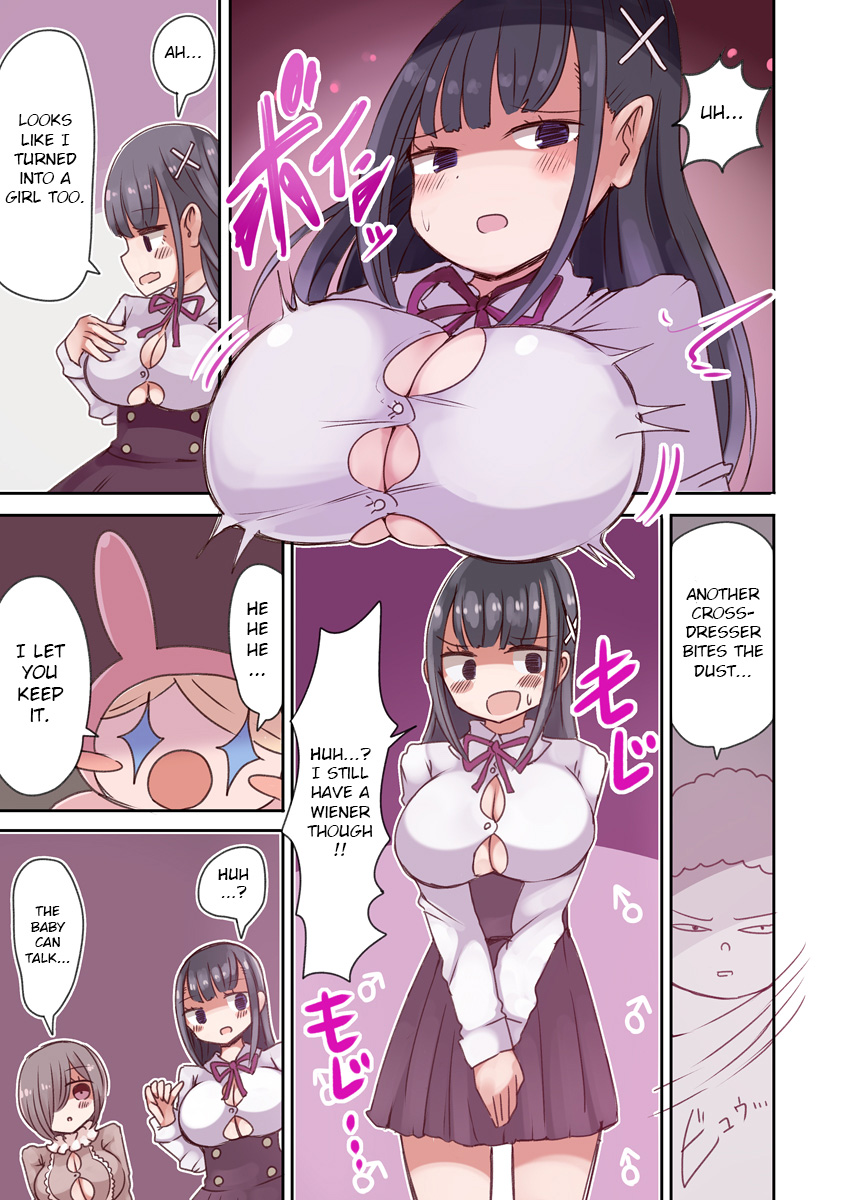 OtaCir no Josou Danshi vs Aka-chan Seijin | Crossdressing Otaku vs Baby Alien page 8 full