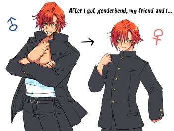Seitenkango, Shinyuu to | After I got genderbend, my friend and I... cover