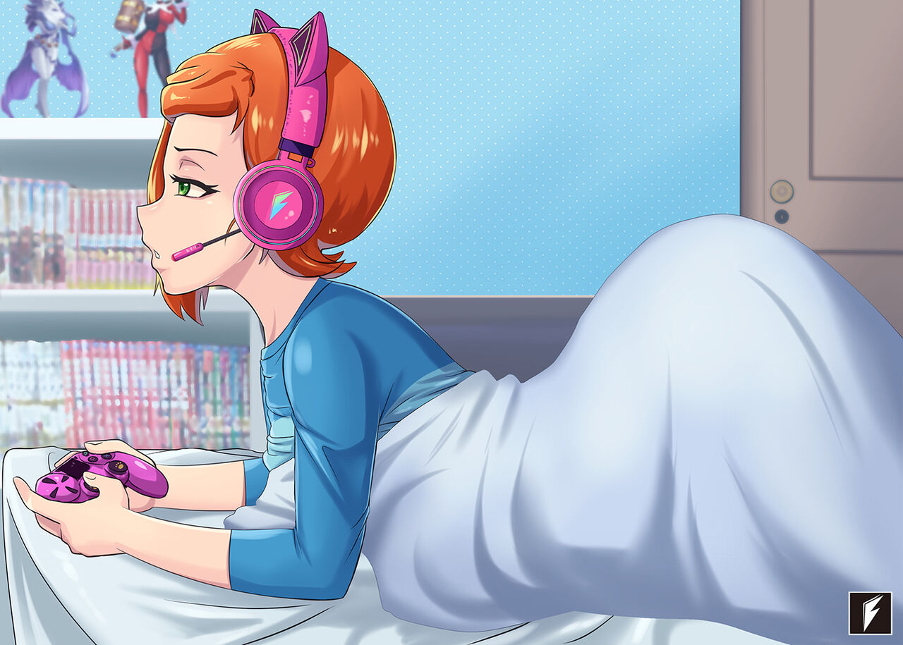 Gwen plays video games page 1 full