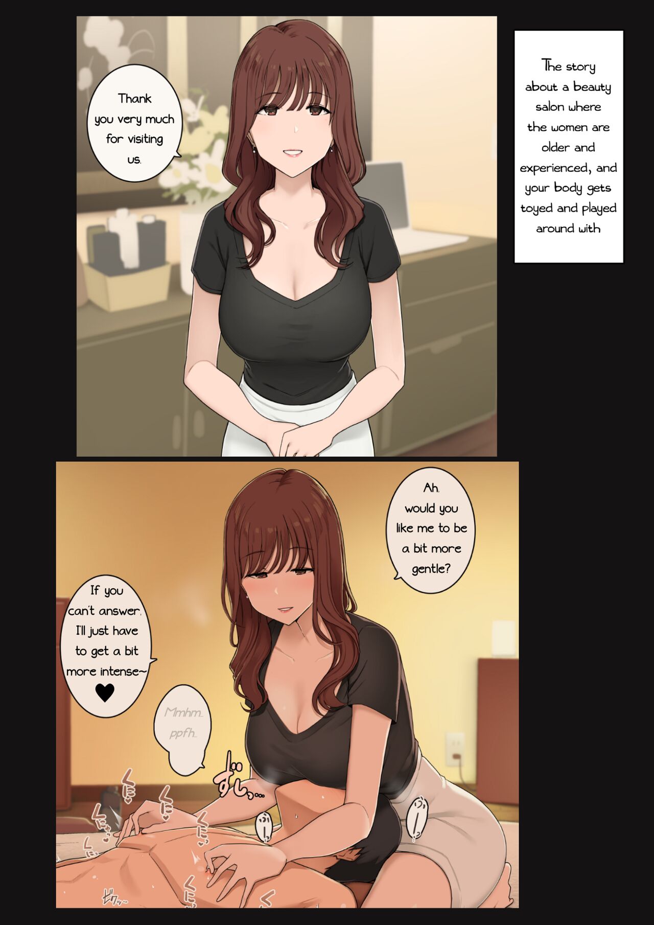Do-S Onee-san ni Kyohiken Ubawarete Ippouteki ni Karada o Ijirareru shika Nai Esthe Salon no Hanashi page 1 full