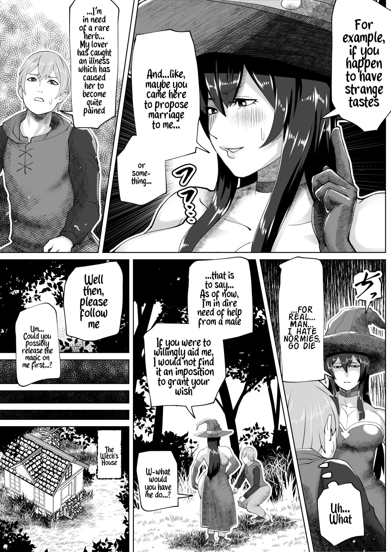 Futanari Majo no Mori | The Futanari Witch's Forest page 5 full