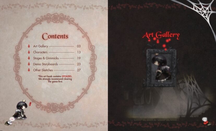 A rose in the twilight Artbook page 2 full