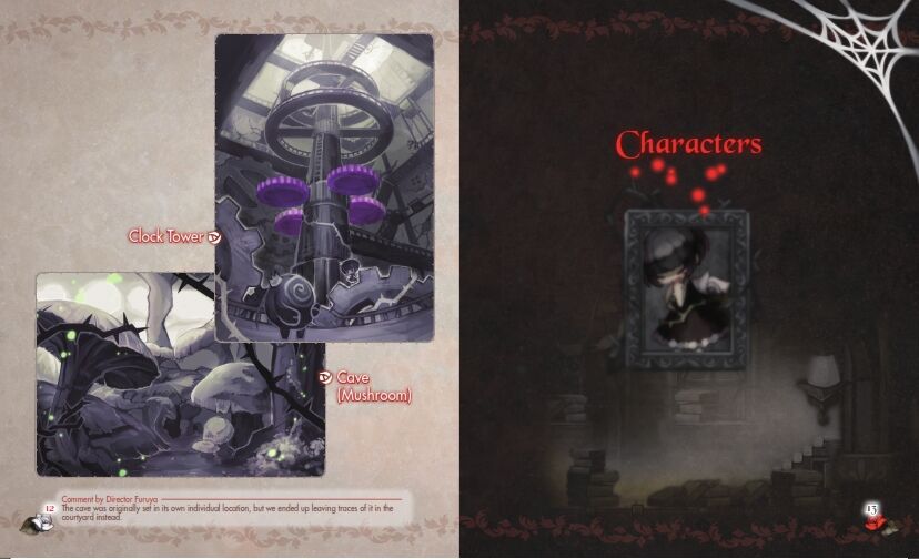 A rose in the twilight Artbook page 7 full