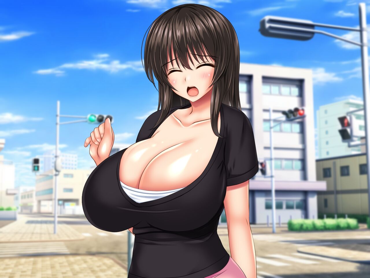 Kyonyu Sugiru Oyako Ni Dosukebesei Shido Suru Kyochin no Kateikyoshi Part 2 page 10 full