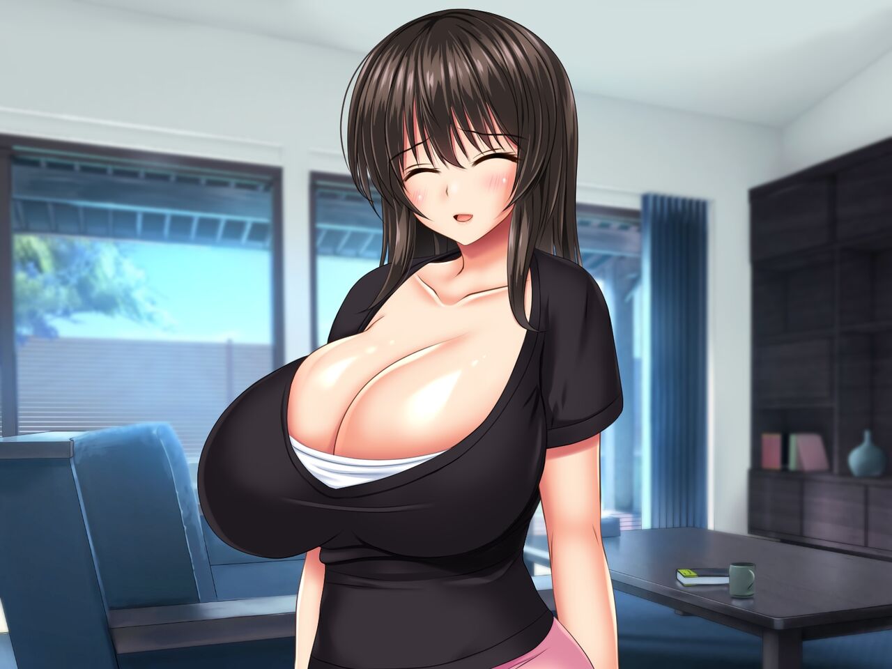 Kyonyu Sugiru Oyako Ni Dosukebesei Shido Suru Kyochin no Kateikyoshi Part 2 page 4 full