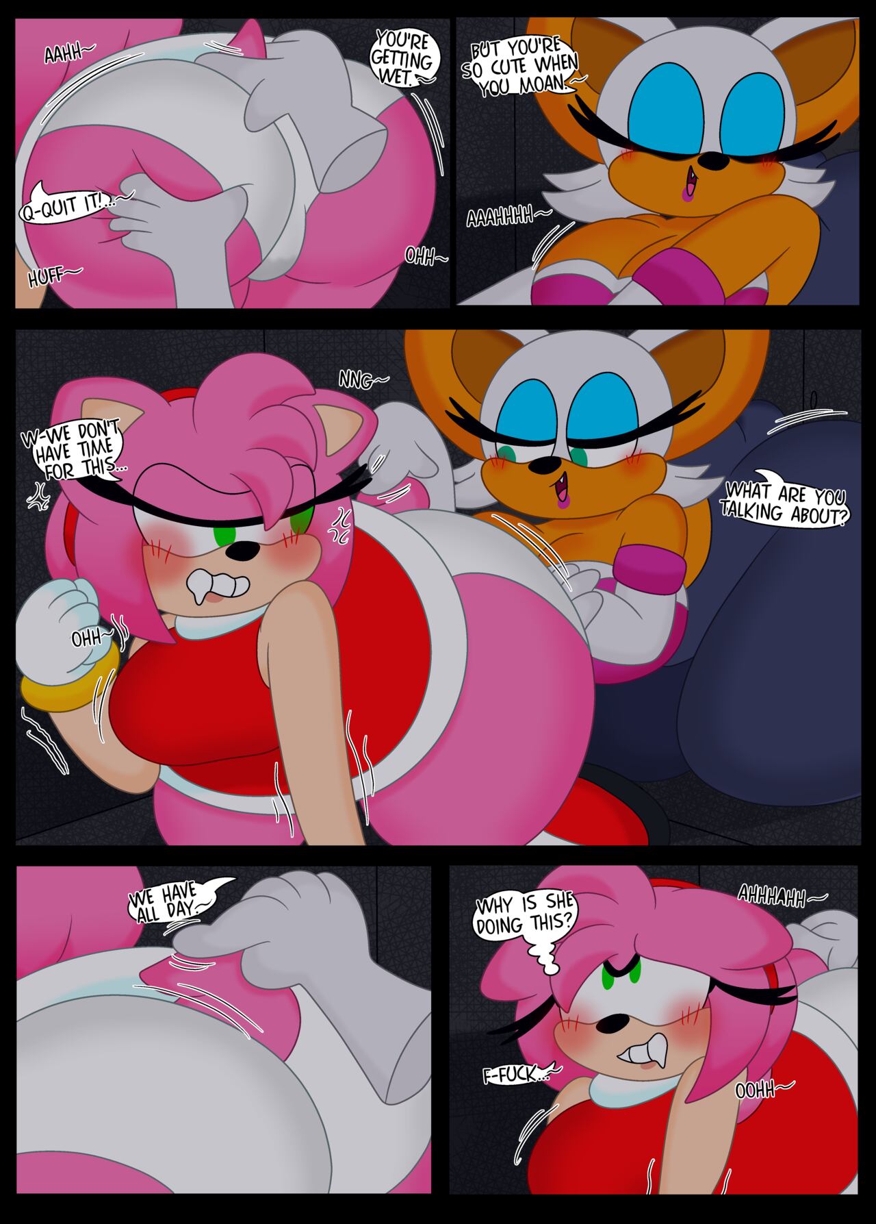 Amy Rose: Bat's Got Your Tail! page 5 full