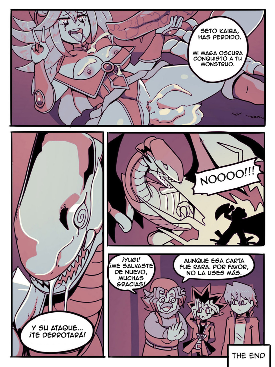 Dark Magician Girl VS Blue Eyes White Dragon page 7 full