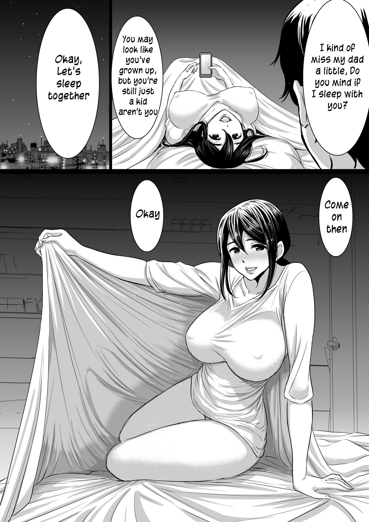 Yasashii Kaasan ni Tsukekonde Nakadashi Reipu Takuran | Taking advantage of my gentle mother page 9 full