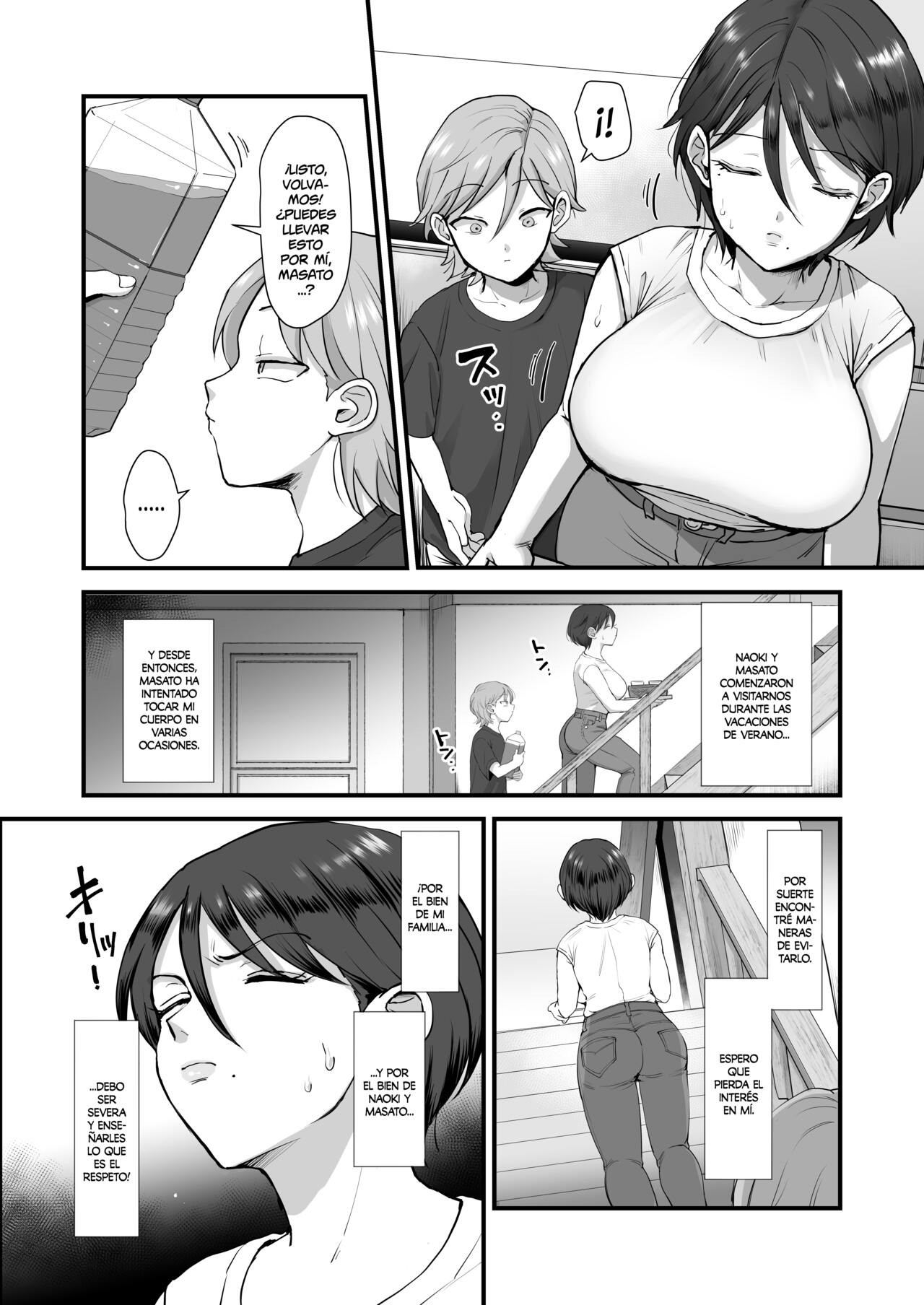 Zoku Hosome Ottori Kyonyuu Mama | Una mamá gentil de ojos cerrados y pechos grandes 2 page 4 full