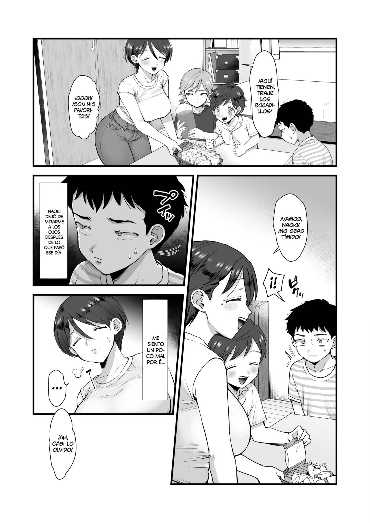 Zoku Hosome Ottori Kyonyuu Mama | Una mamá gentil de ojos cerrados y pechos grandes 2 page 5 full
