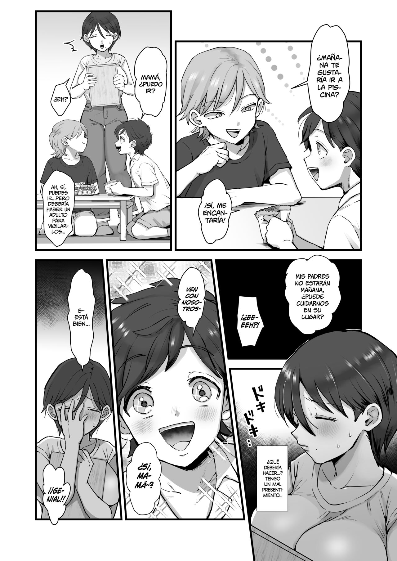 Zoku Hosome Ottori Kyonyuu Mama | Una mamá gentil de ojos cerrados y pechos grandes 2 page 6 full