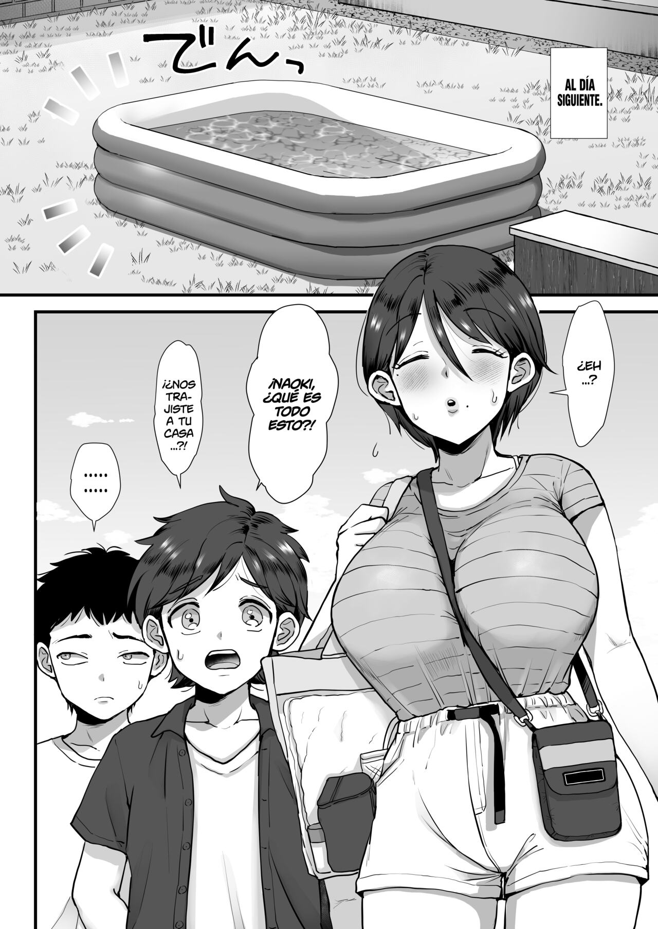 Zoku Hosome Ottori Kyonyuu Mama | Una mamá gentil de ojos cerrados y pechos grandes 2 page 8 full