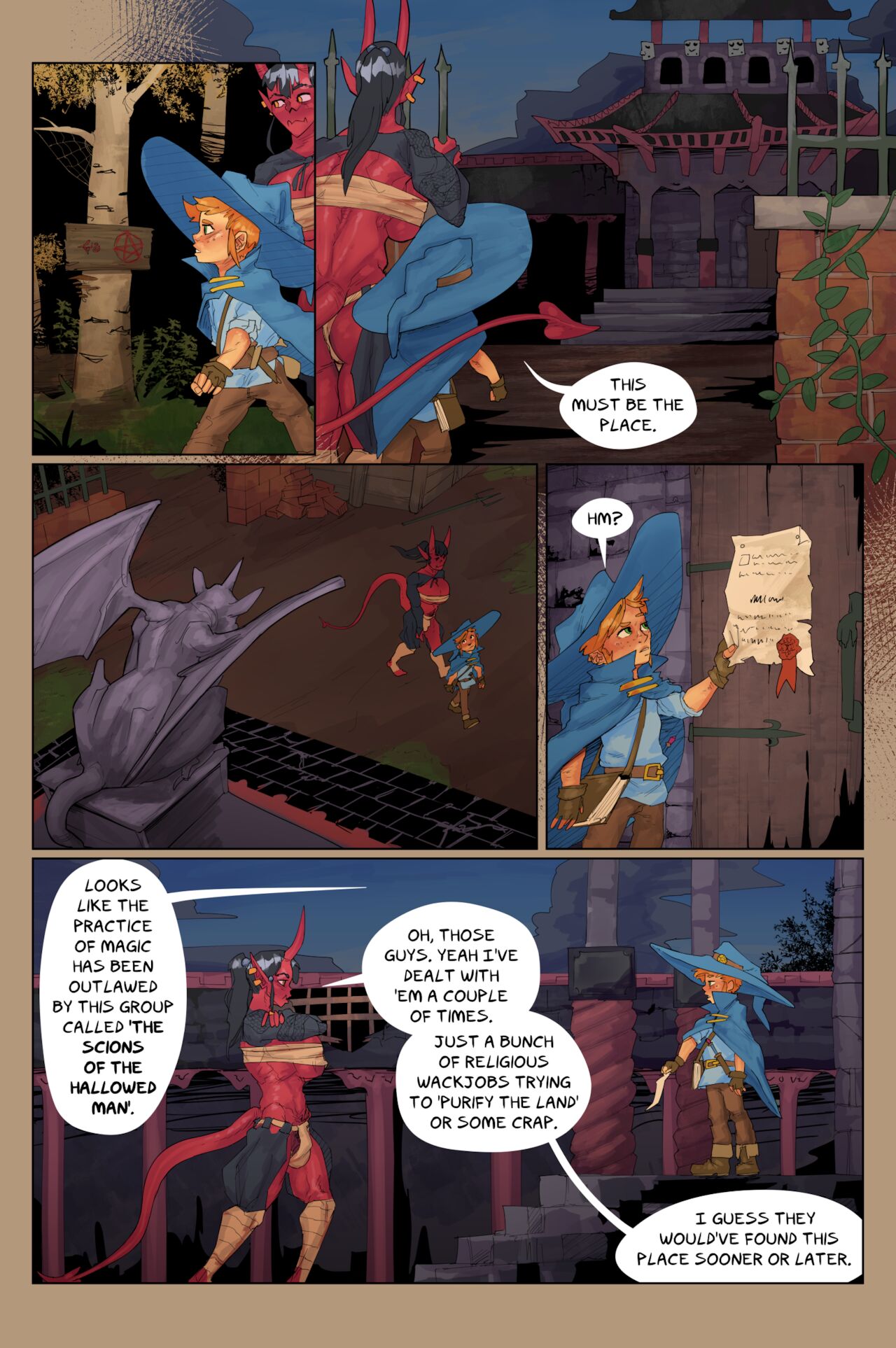 A Boy and His Familiar, Chapter 3 page 4 full