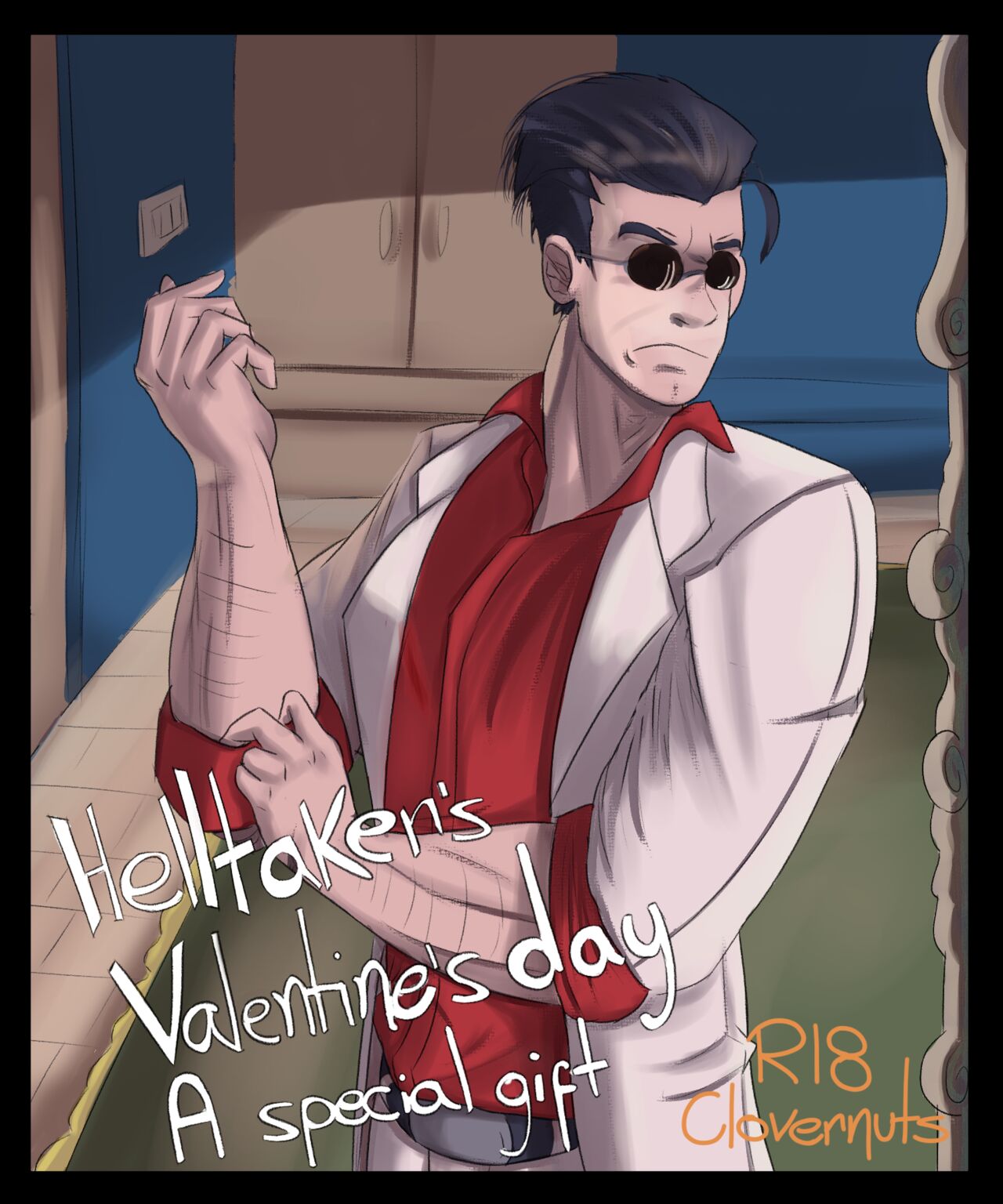 Helltaker's Valentine's Day page 1 full