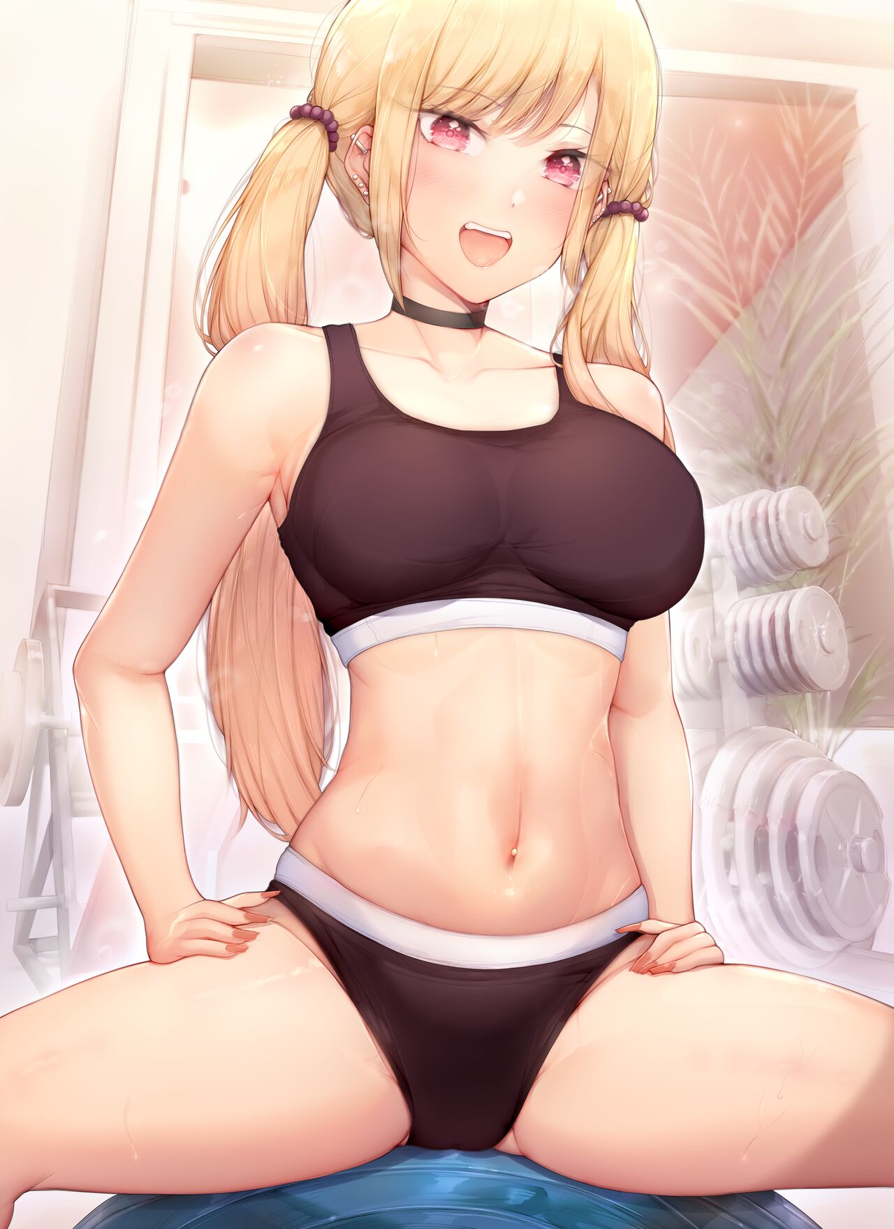 Exercise and stay hydrated  運動して水分補給を続ける（マリン） page 2 full