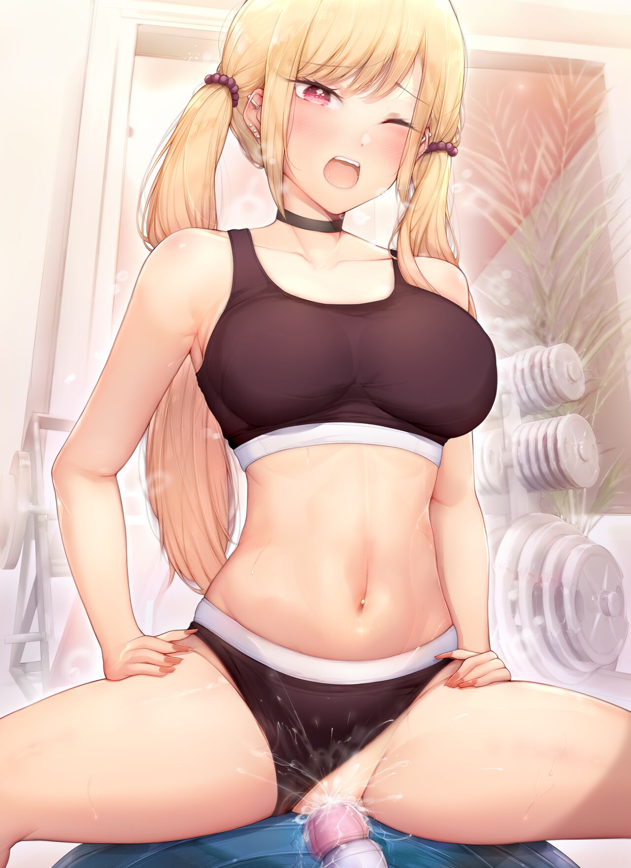 Exercise and stay hydrated  運動して水分補給を続ける（マリン） page 7 full