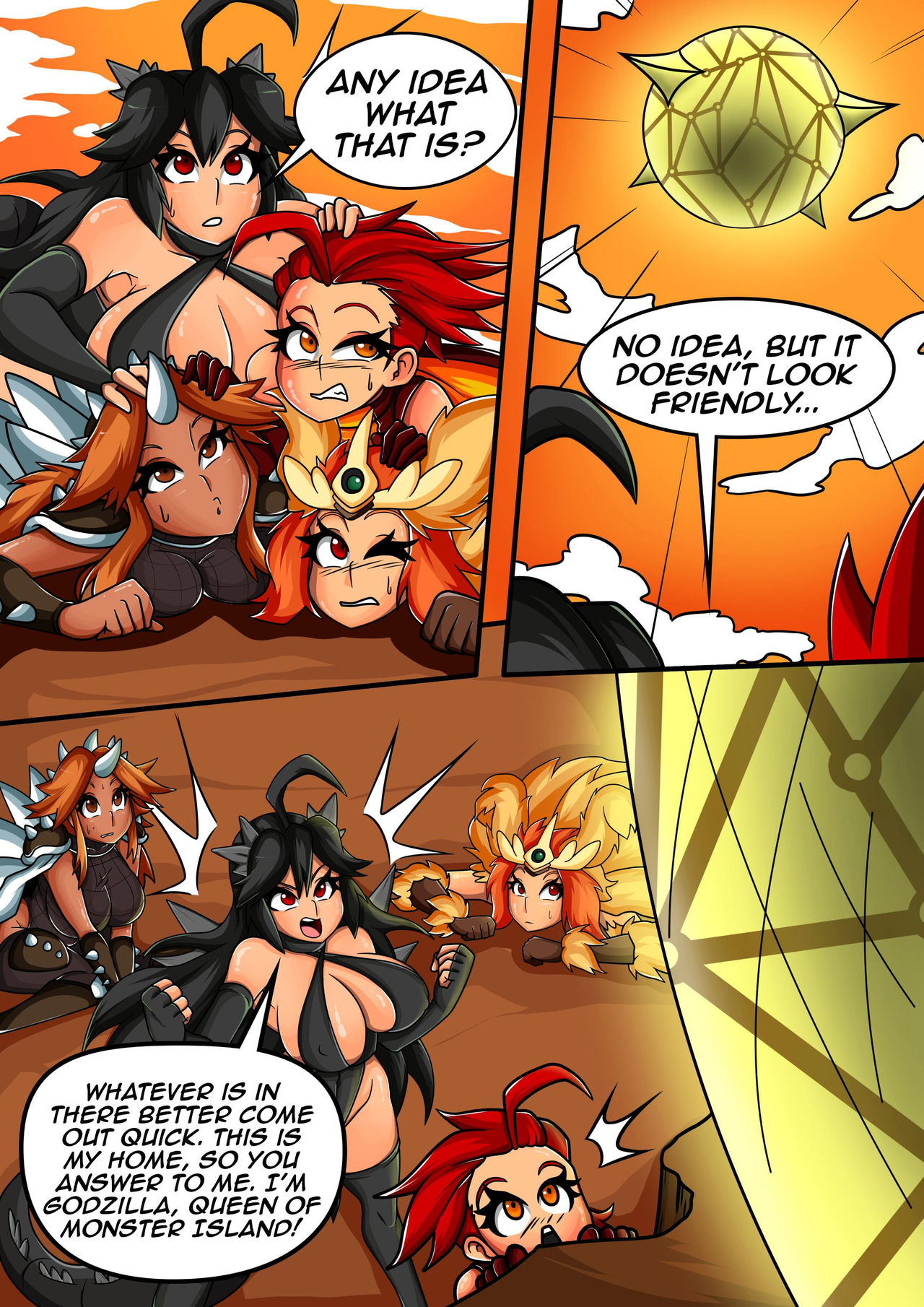 Kaiju Girls Chapter 2 page 6 full