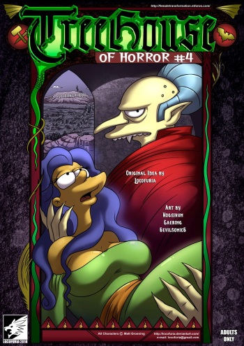 Treehouse of Horror #4 cover