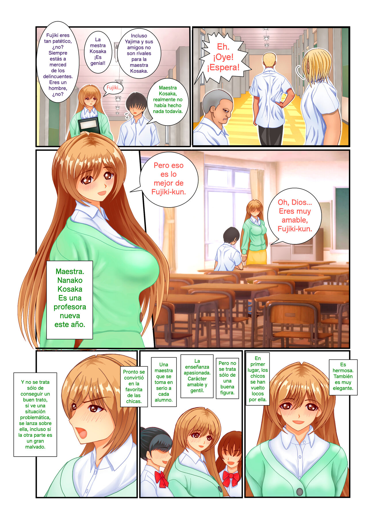 Maestra profanada - Mi primer amor cae en una vil trampa tendida por un delincuente page 3 full