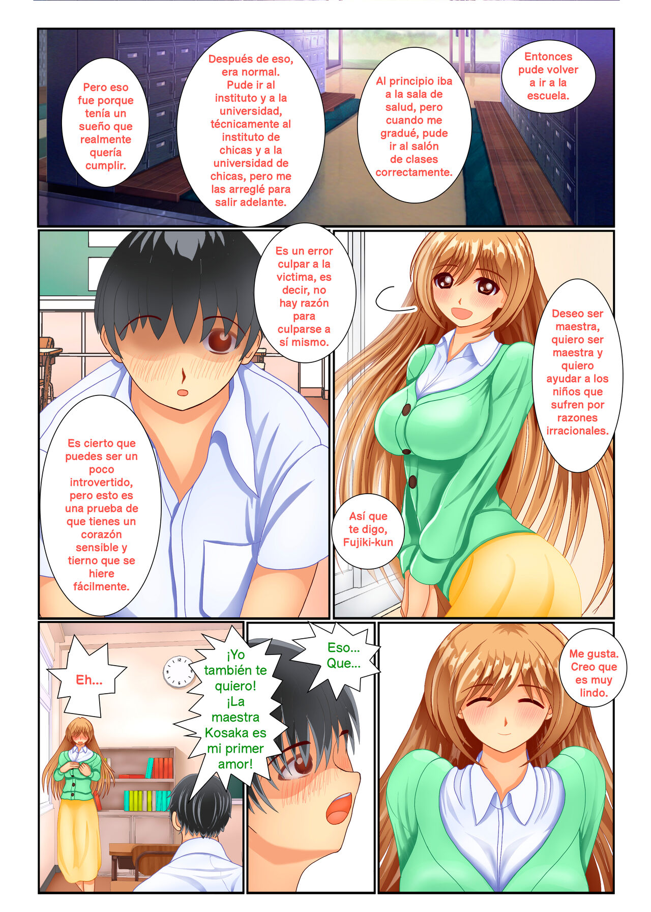 Maestra profanada - Mi primer amor cae en una vil trampa tendida por un delincuente page 6 full