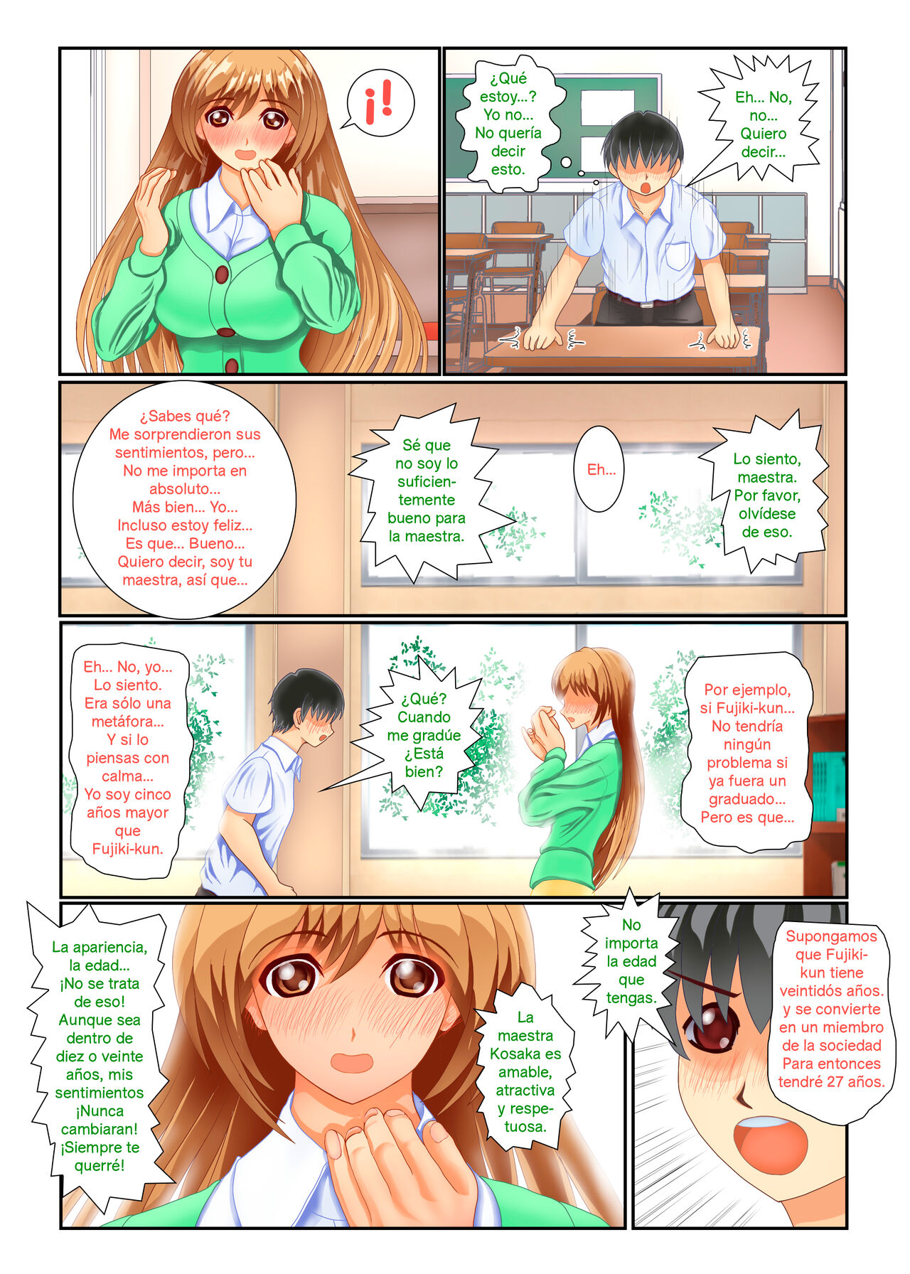 Maestra profanada - Mi primer amor cae en una vil trampa tendida por un delincuente page 7 full